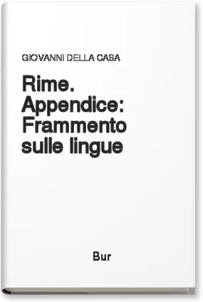 Rime. Appendice: Frammento sulle lingue
