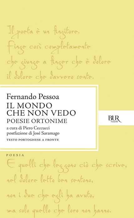 Il mondo che non vedo. Poesie