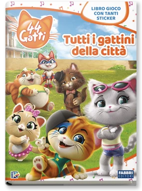 44 GATTI. Tutti i gattini della città. Libro gioco