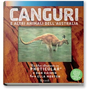 Canguri e altri animali dell'Australia. Un libro illustrato in Photicular