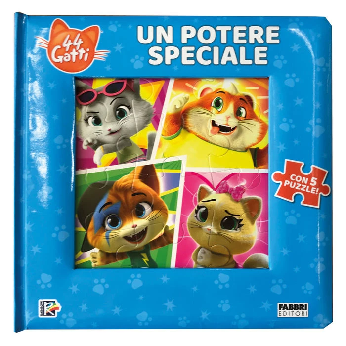 44 GATTI. UN POTERE SPECIALE. LIBRO PUZZLE