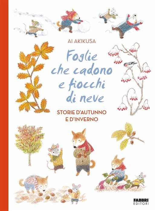 FOGLIE CHE CADONO E FIOCCHI DI NEVE