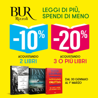 Libri BUR in offerta: sconti sui tascabili dal 30 gennaio al 1° marzo 2026!